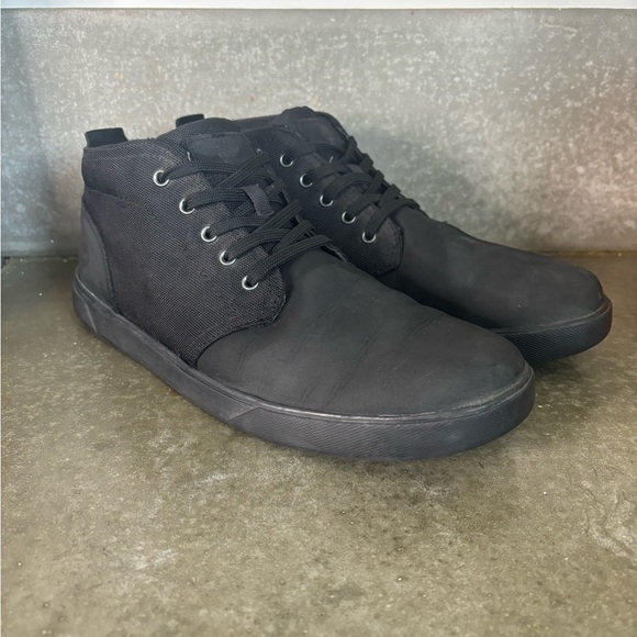 Black Timerlands Soft Suede And Fabric Men’s Shoe Size 11 Business / Casual - Picture 5 of 13